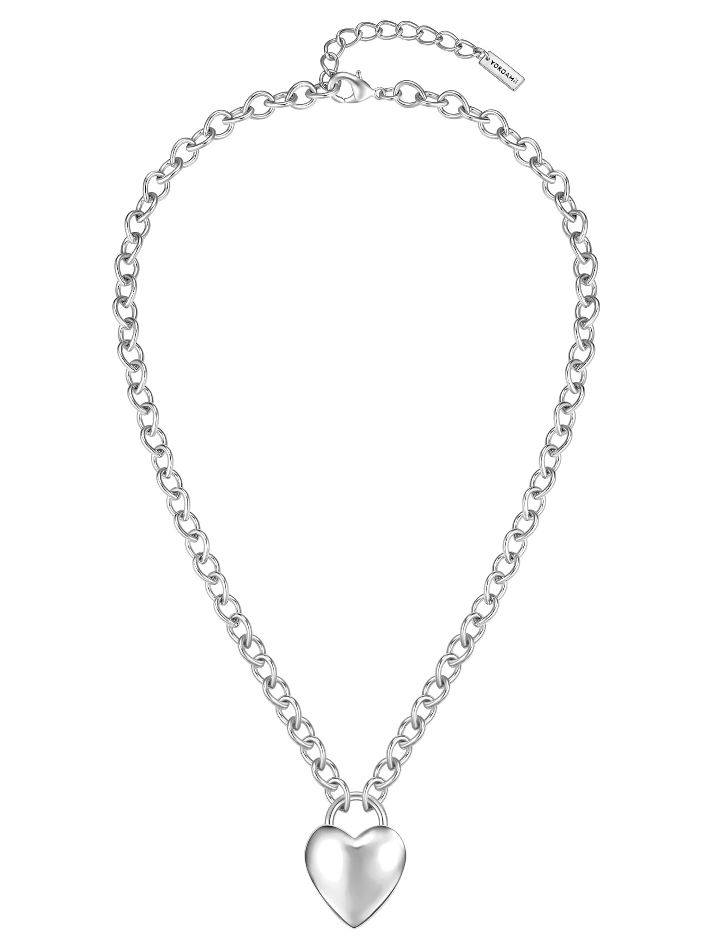 Yokoamii Necklace in Silver: front