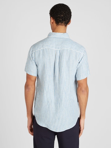 Les Deux Regular fit Button Up Shirt 'Kris' in Blue