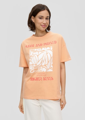 QS Shirt in Orange: front