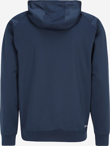 ADIDAS SPORTSWEAR - Sweatshirt de desporto 'Aeroready Game And Go Big Logo' em azul