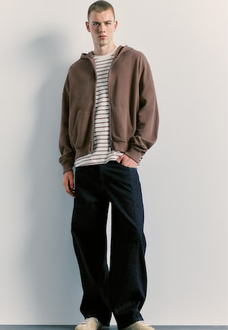 Pull&Bear Mikina – hnědá