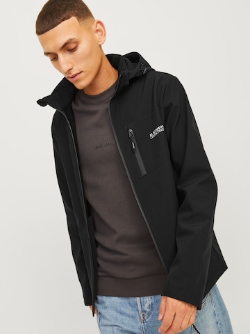 JACK & JONES Funktionsjacke in Schwarz
