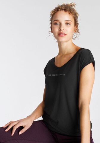 FAYN SPORTS Funktionsshirt in Schwarz