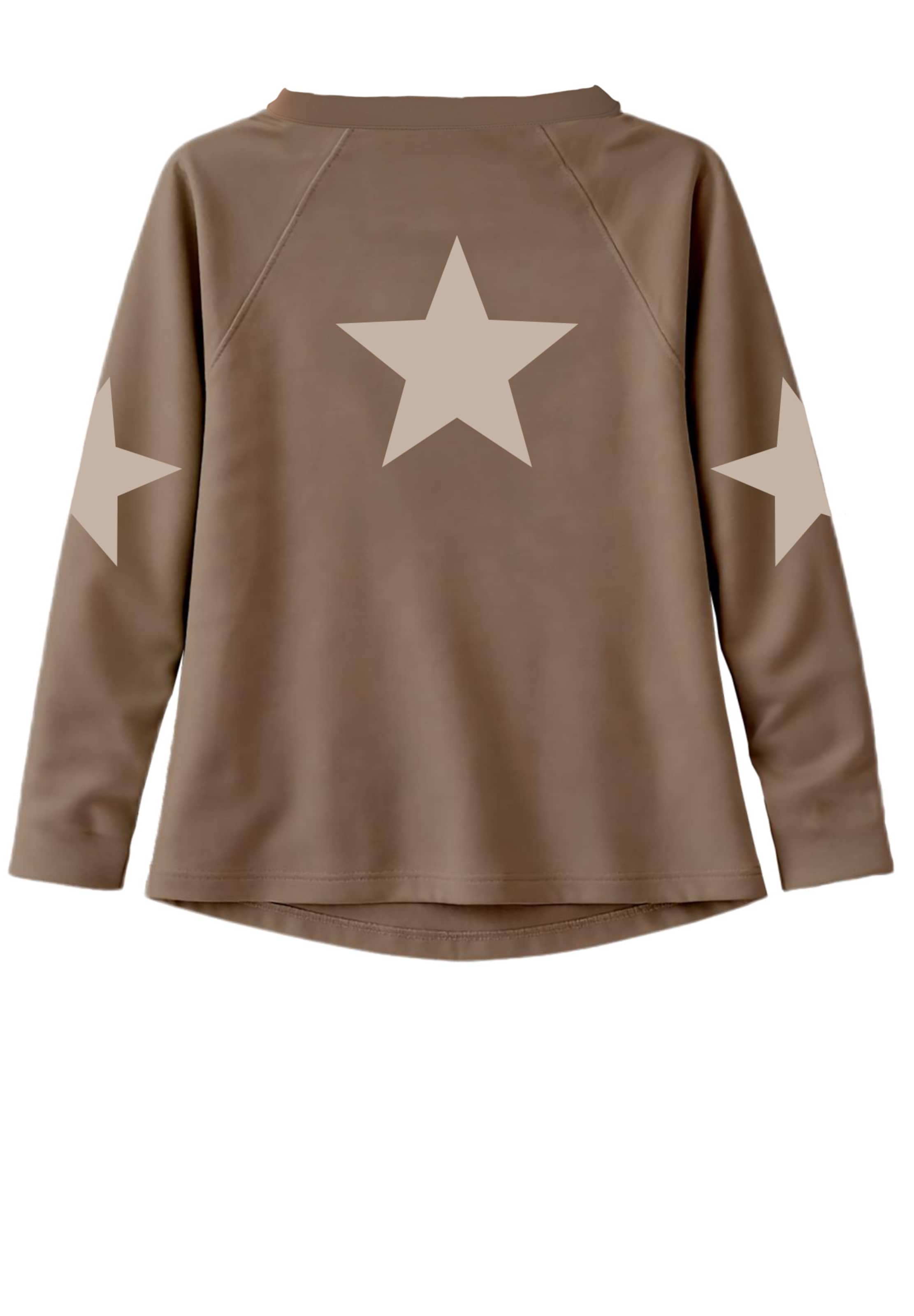 Key Largo Sweatshirt 'Star' in Bruin
