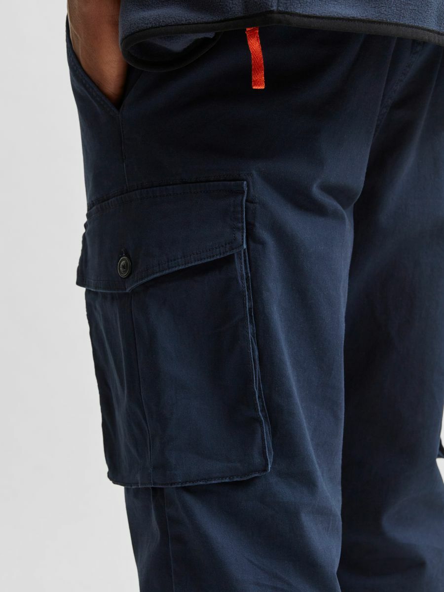 ounNU Abbigliamento SELECTED HOMME Pantaloni cargo in Marino 