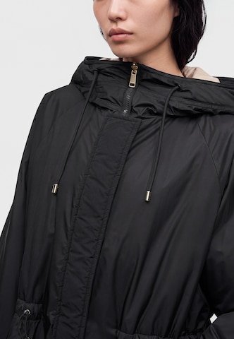 Weekend Max Mara Ανοιξιάτικο ή φθινοπωρινό παρκά 'WKDALCAMO' σε μαύρο