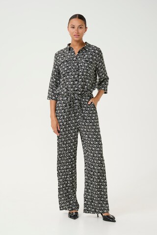 Kaffe Jumpsuit 'Sanne' in Zwart: voorkant