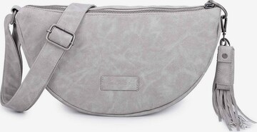 Fritzi aus Preußen Crossbody Bag 'Lipstick03' in Grey: front