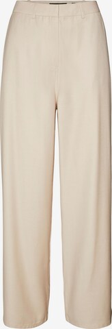 Wide leg Pantaloni 'Albagry' di VERO MODA in beige: frontale
