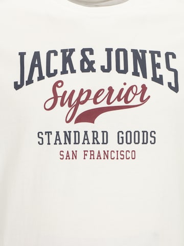 Jack & Jones Plus Tričko – bílá