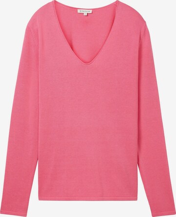 Pull-over TOM TAILOR en rose : devant