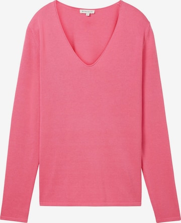 Pullover di TOM TAILOR in rosa: frontale