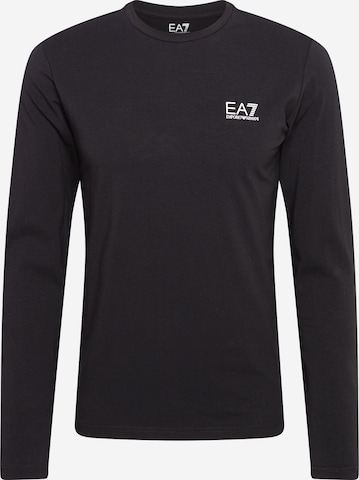 EA7 Emporio Armani Shirt in Zwart: voorkant