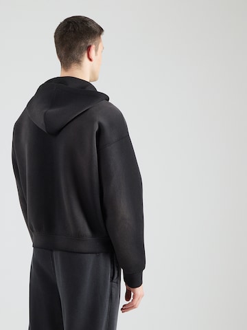 WEEKDAY Bluza rozpinana 'Simon' w kolorze czarny