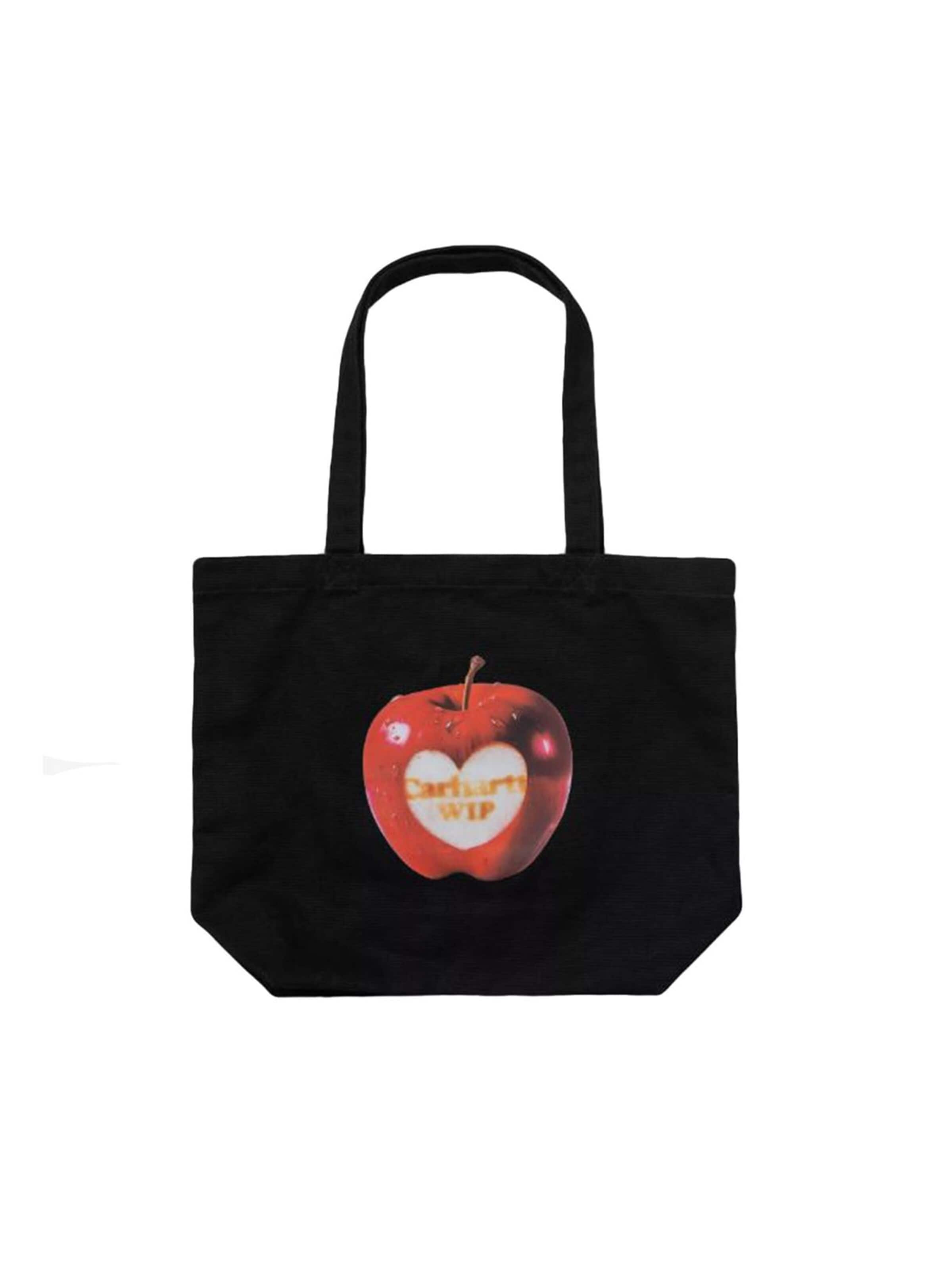 Carhartt WIP Shopper 'CANVAS GRAPHIC TOTE BLACK' in Gemengde kleuren: voorkant