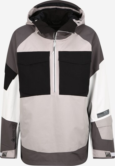 BURTON Outdoorjacke in grau / schwarz / weiß, Produktansicht