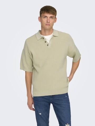 Only & Sons Shirt in Beige: front