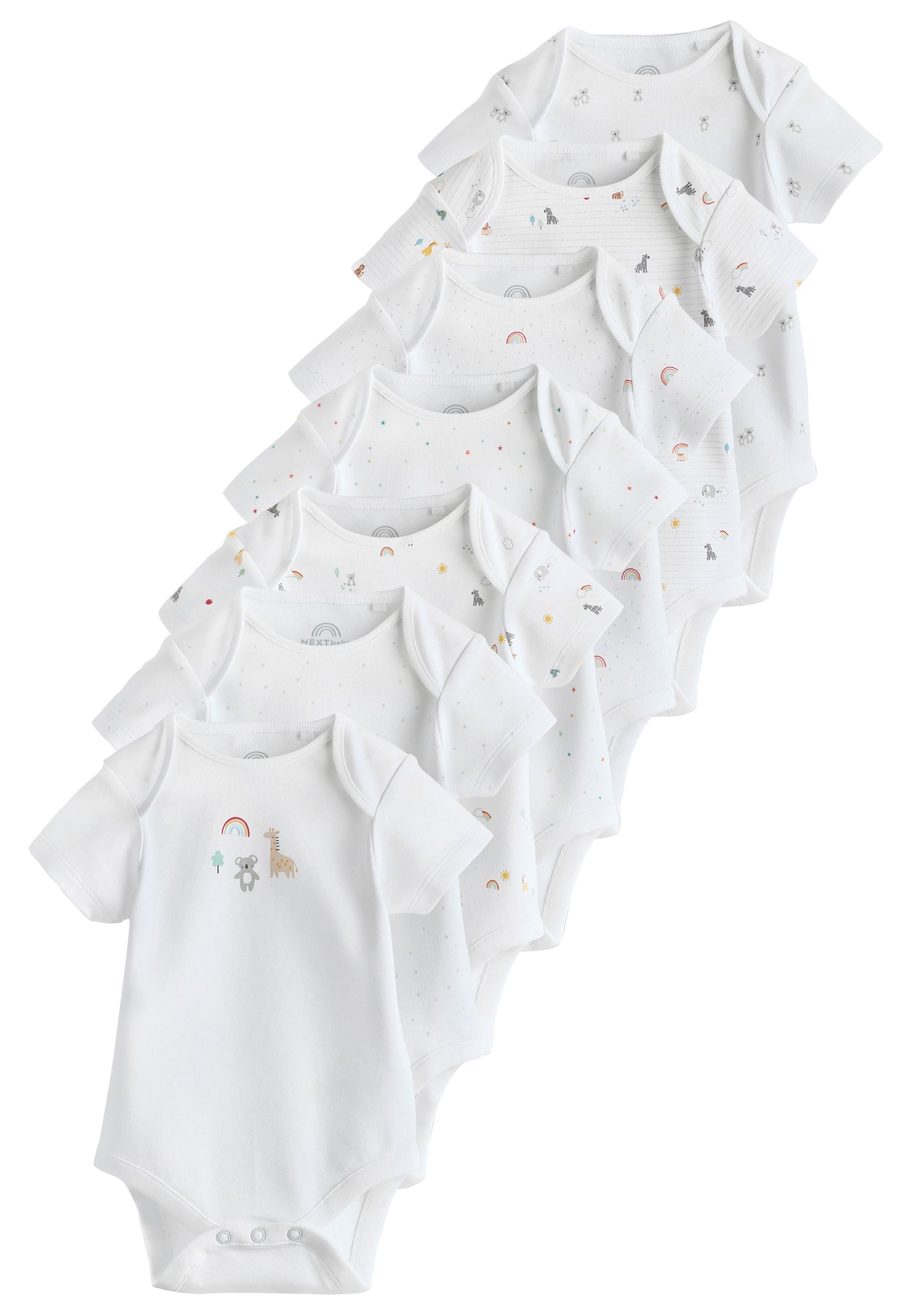 Salopetă/Body de la Next pe alb: față