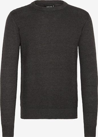 INDICODE JEANS Trui 'Ricardo' in Grijs: voorkant