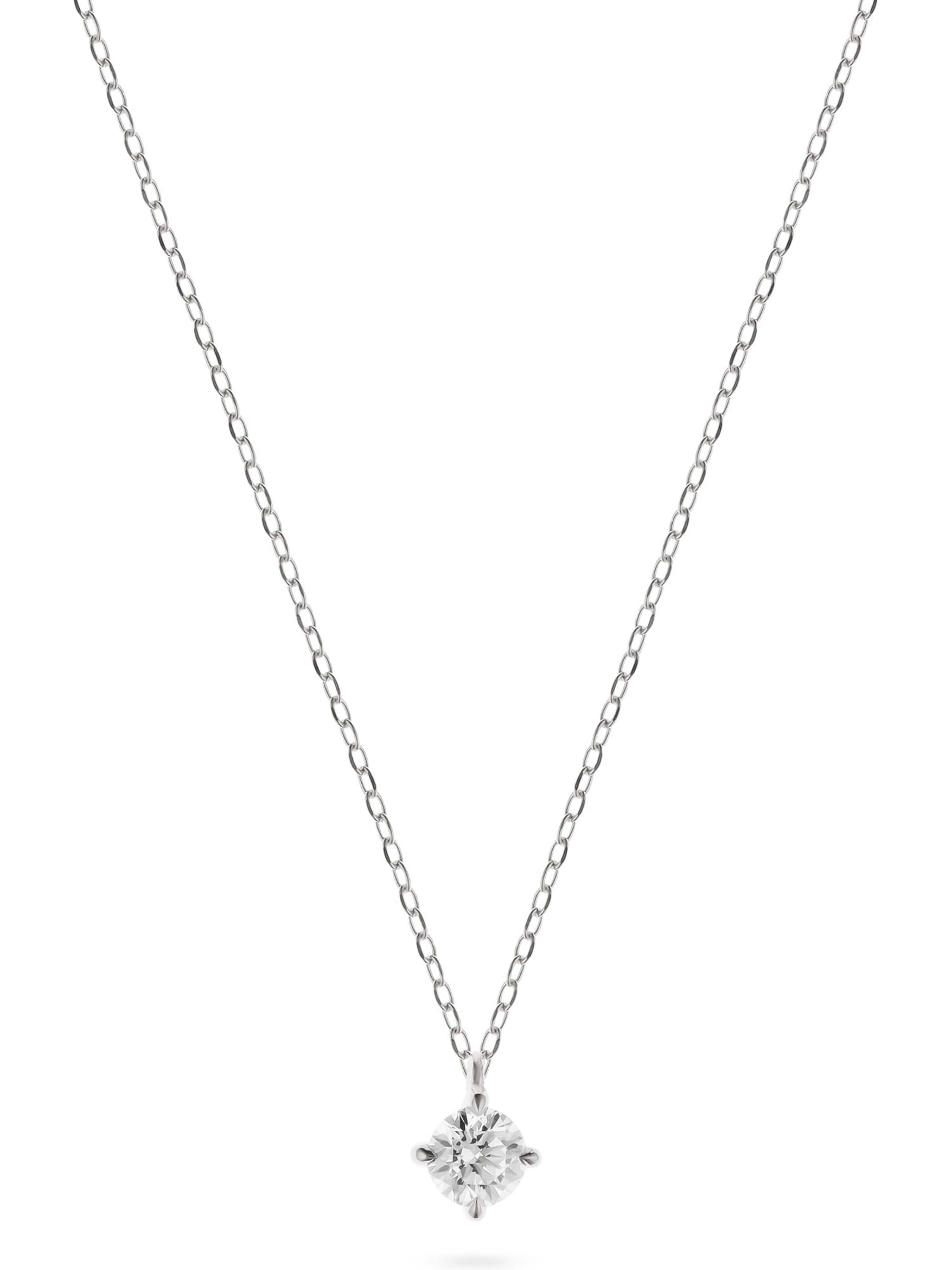 CHRIST CHRIST Damen-Kette 1 Diamant, Lab Grown ' ' in Silber: Vorderseite