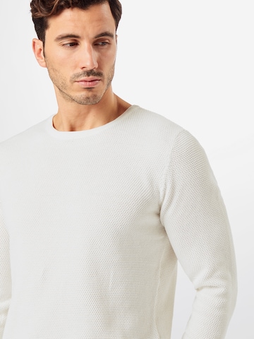 Only & Sons Regular Fit Pullover 'PANTER' in Weiß