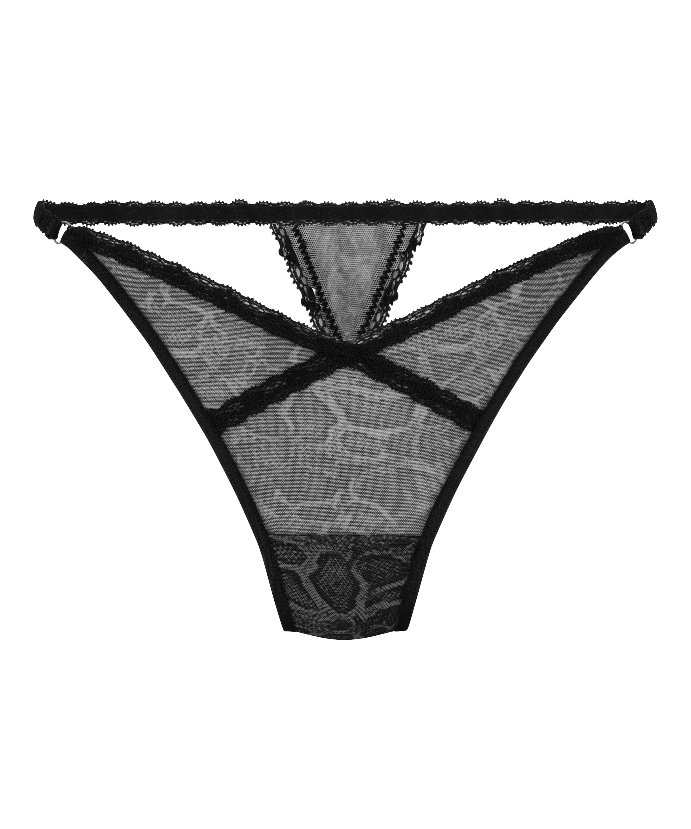 Hunkemöller String 'Azula' in Black: front