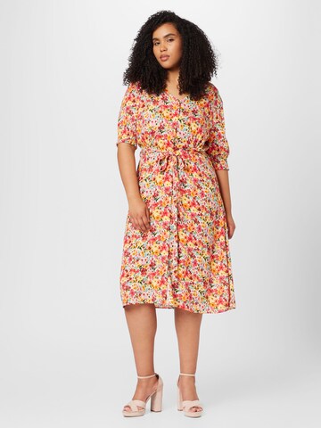 ONLY Curve Shirt Dress 'FREDERIKKE' in Mixed colors: front