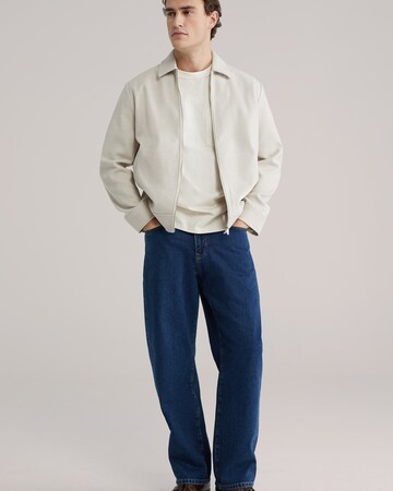 WE Fashion Ohlapna forma Kavbojke | modra barva