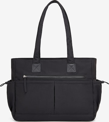 Miss Lulu Shoulder Bag in Black: front