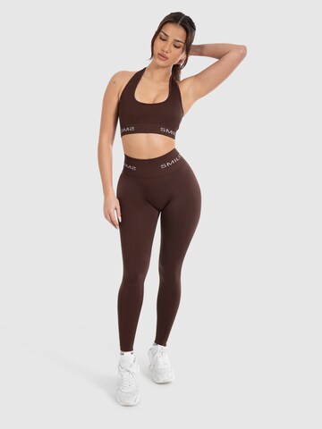 Smilodox Bralette Sports top ' Azura ' in Brown