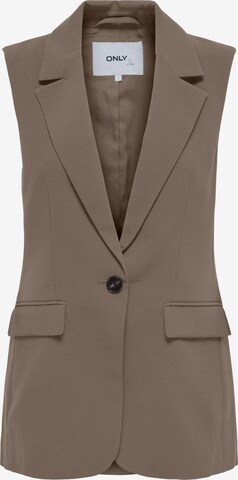Gilet 'GRY' di ONLY in marrone: frontale