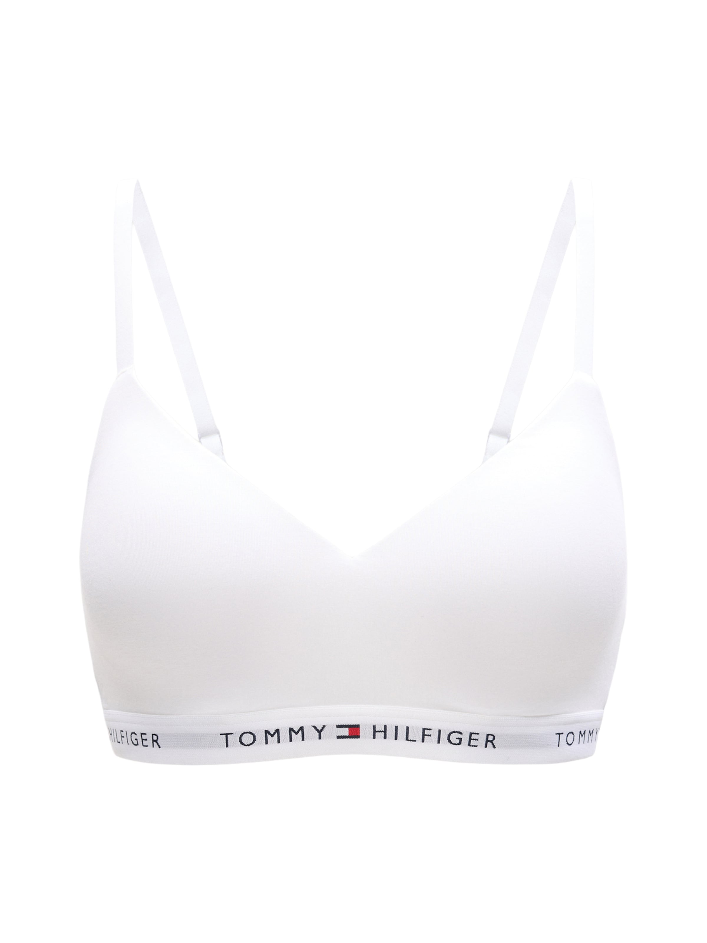 Tommy Hilfiger Underwear Μπουστάκι Σουτιέν σε λευκό: μπροστά