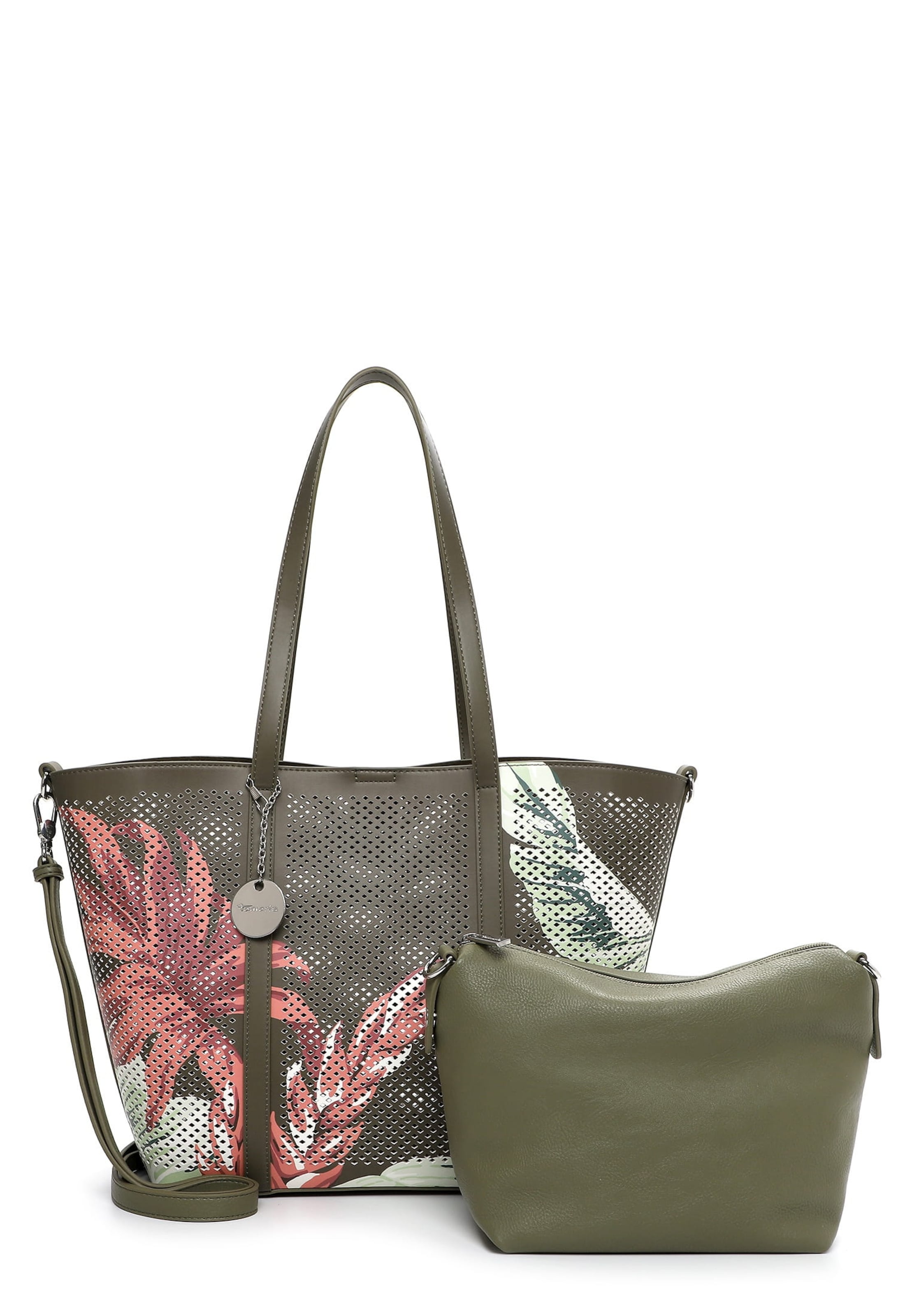 Shopper 'Kendra' di Tamaris in verde: frontale