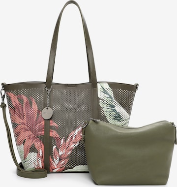 Shopper 'Kendra' di Tamaris in verde: frontale