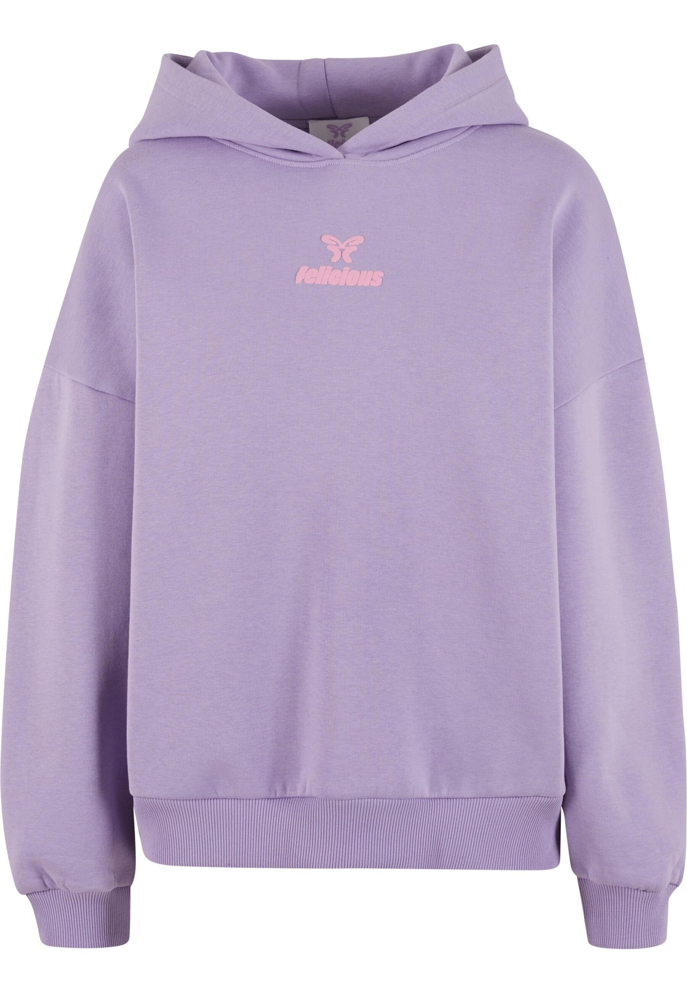 Bluză de molton de la Felicious pe mov: față