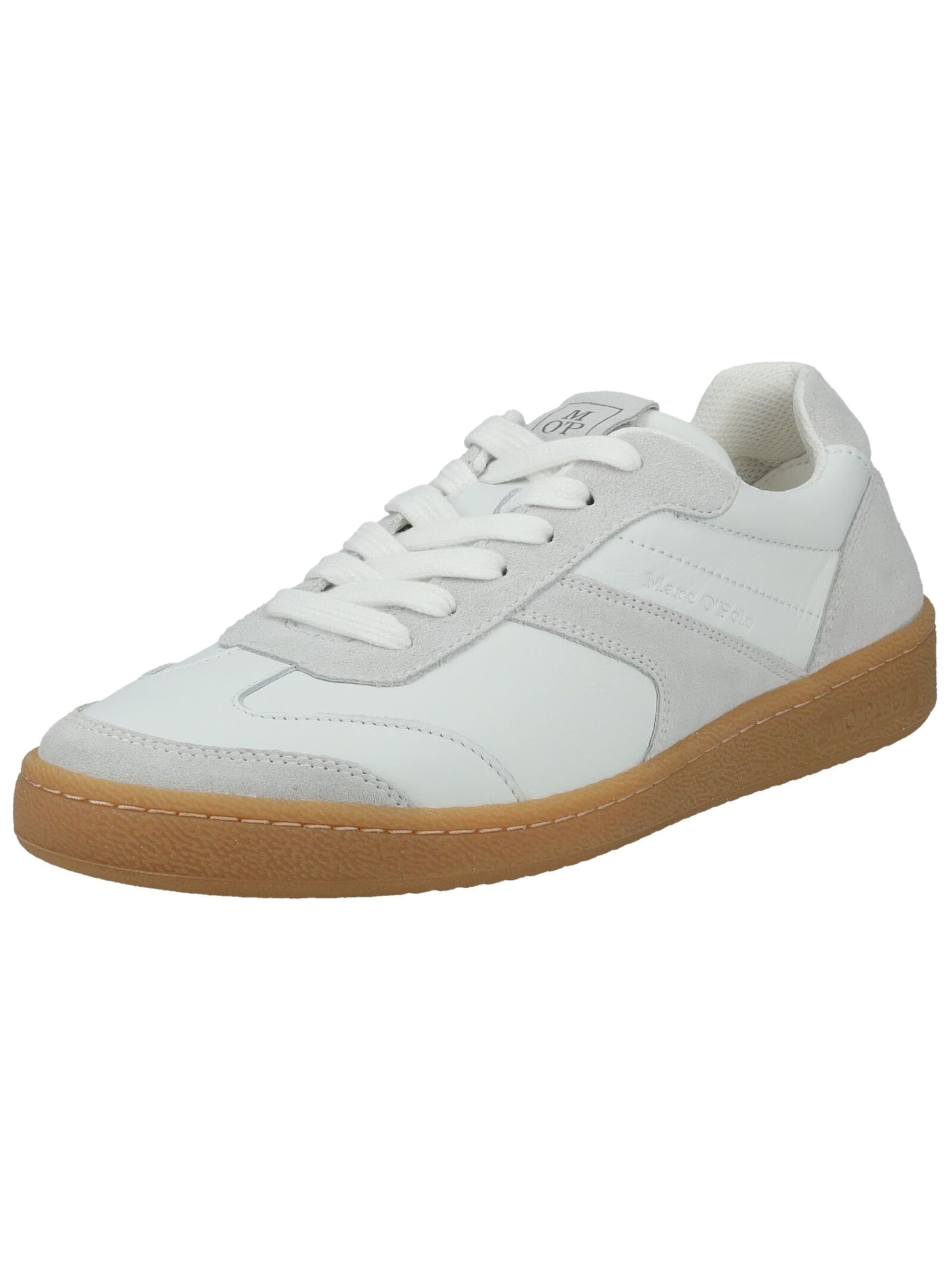 Marc O'Polo Sneakers laag in Wit: voorkant