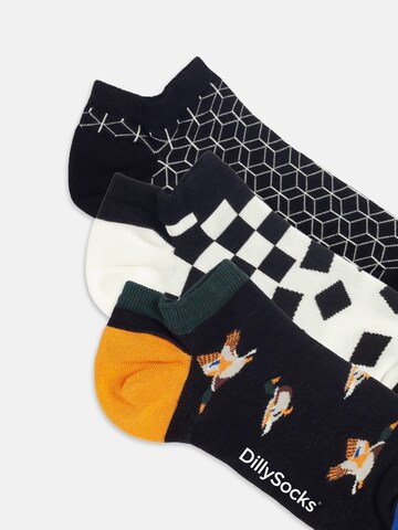 DillySocks Socks 'Short Duck Geometrics' in Mixed colors