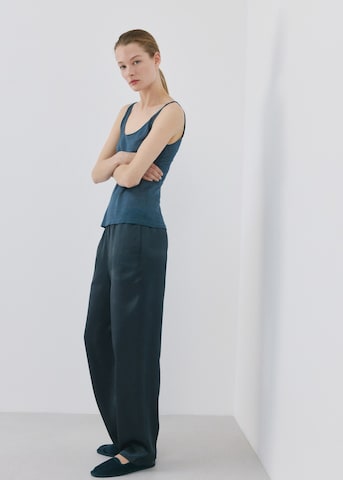 MANGO Pyjamahose 'Oli' in Blau