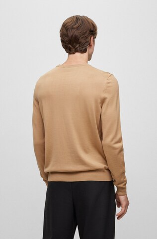 BOSS Sweater 'Botto-L' in Beige