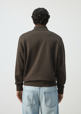 MANGO MAN Sweatshirt 'Winne' in Brown