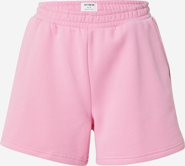 Regular Pantalon Cotton On en rose : devant