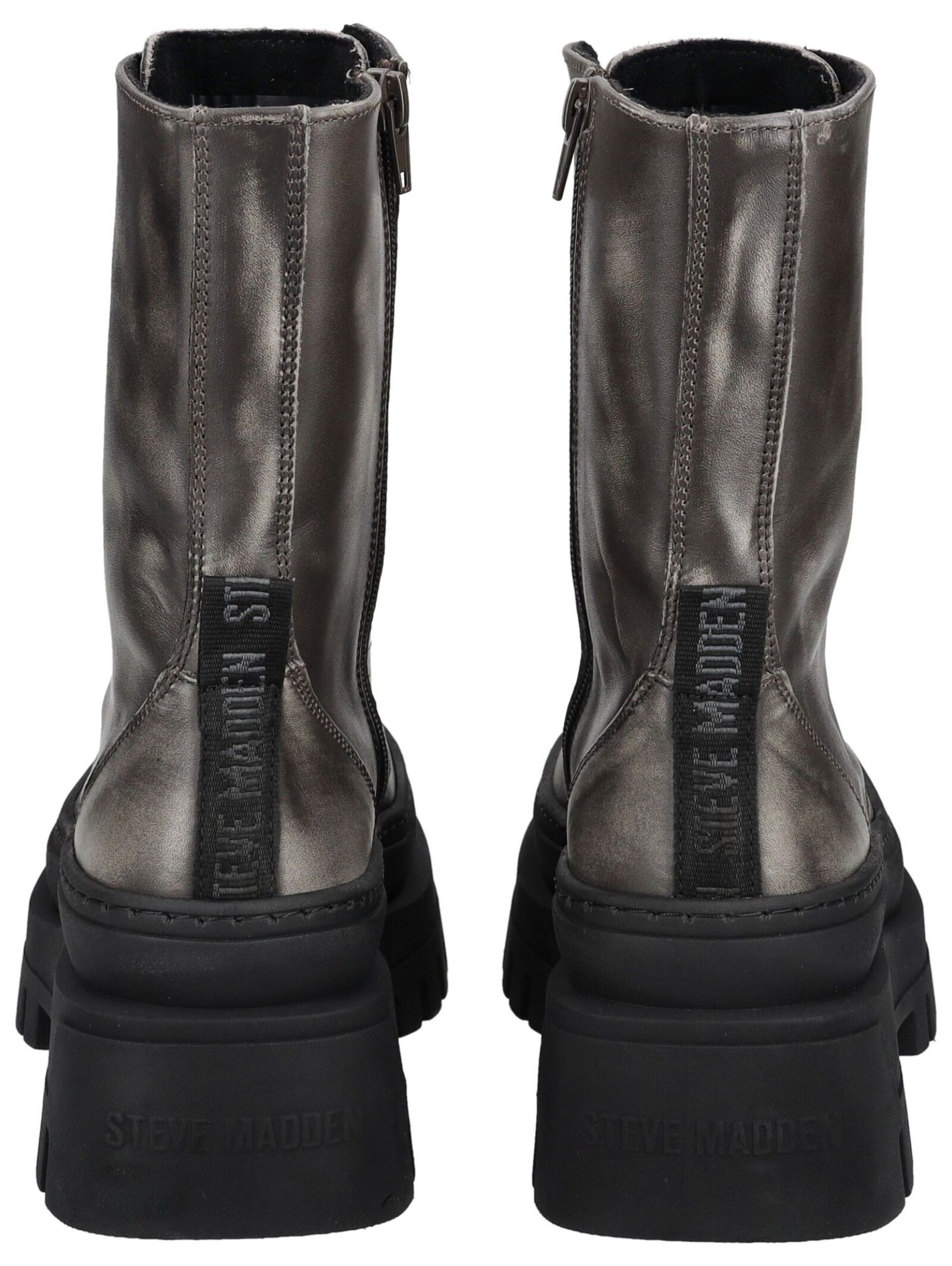 STEVE MADDEN Lace-up bootie in Grey