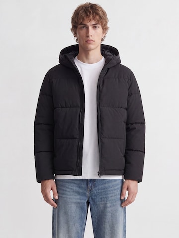juoda JACK & JONES Žieminė striukė 'JJGALAXY': priekis