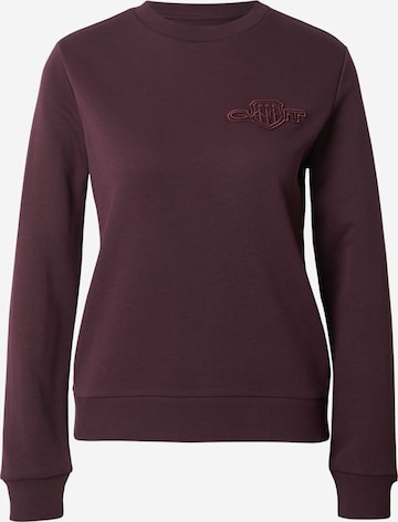 GANT Sweatshirt in Rood: voorkant