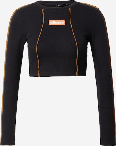 ELLESSE T-Krekls 'Contenti', krāsa - oranžs / melns, Preces skats