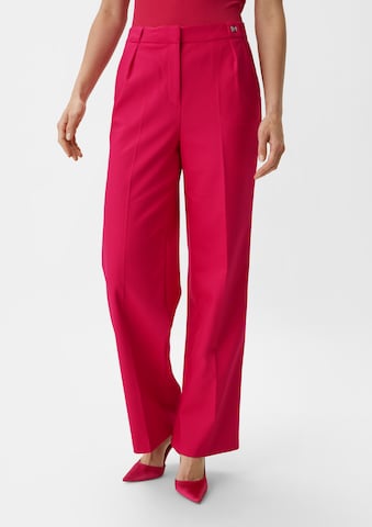 Wide Leg Pantalon à plis COMMA en rose