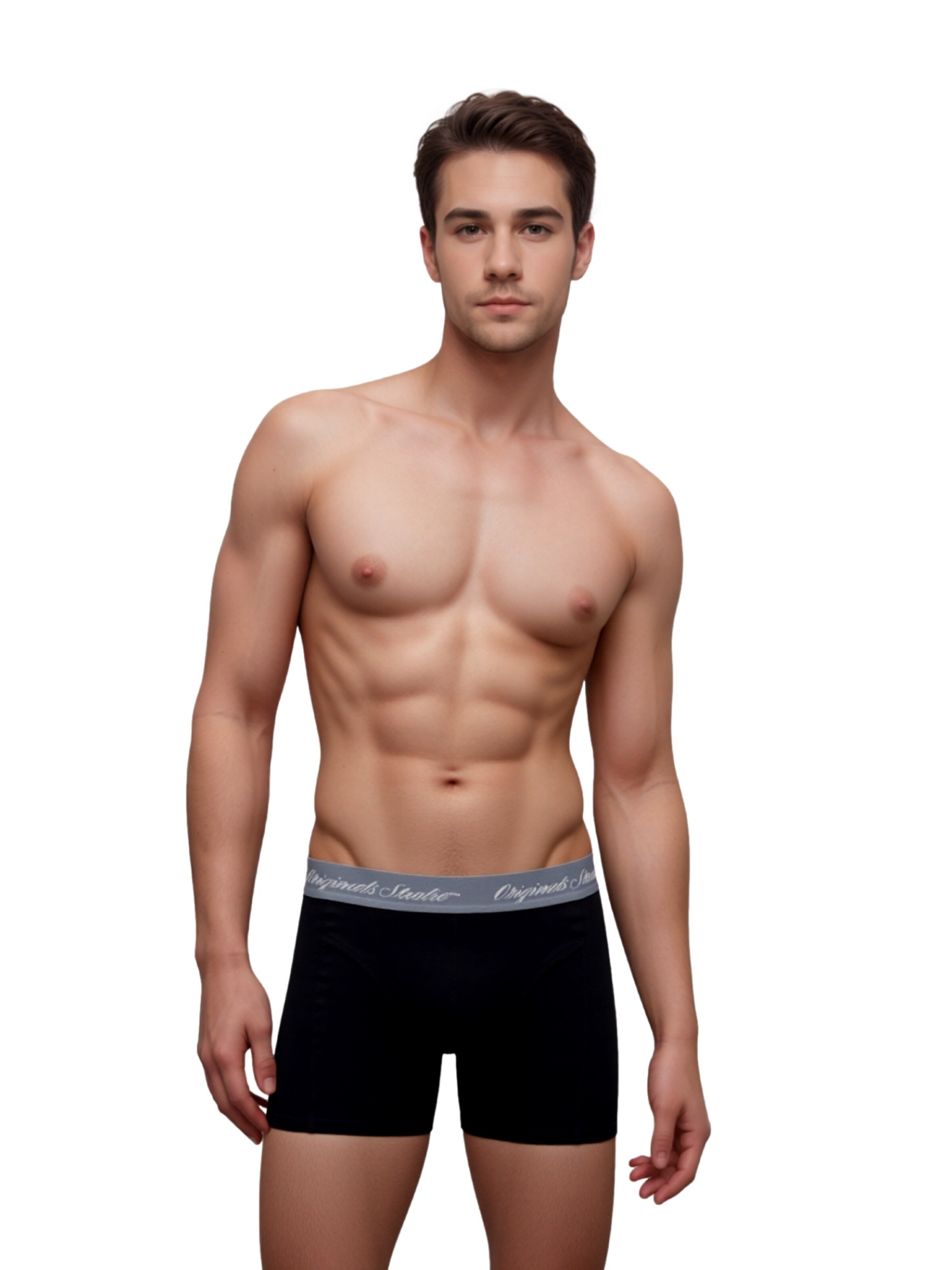 Boxers 'Norrebro' JACK & JONES en noir : devant