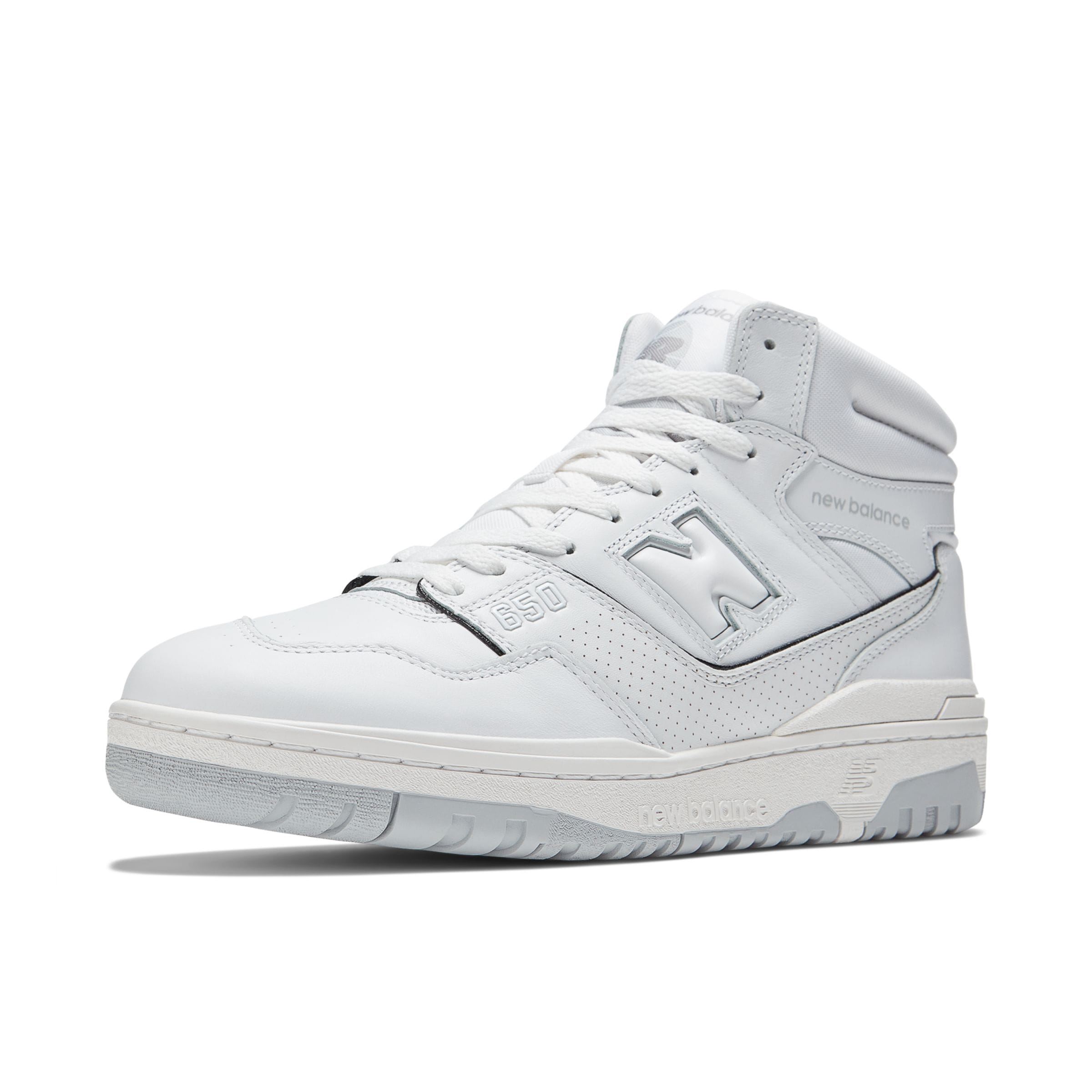 Baskets hautes '650' new balance en blanc : devant