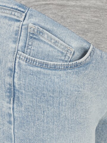 Coupe slim Jean 'MLOslo' MAMALICIOUS en bleu