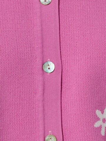 NÜMPH Knit cardigan 'Margitta' in Pink